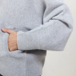 Maison Montagut Vestes Et Gilets>Veste Zippee A Capuche En Cachemire - Gabin