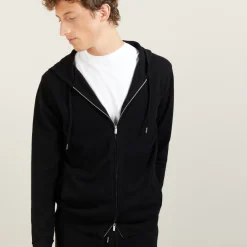 Maison Montagut Vestes Et Gilets>Veste Zippee A Capuche En Cachemire - Bradley