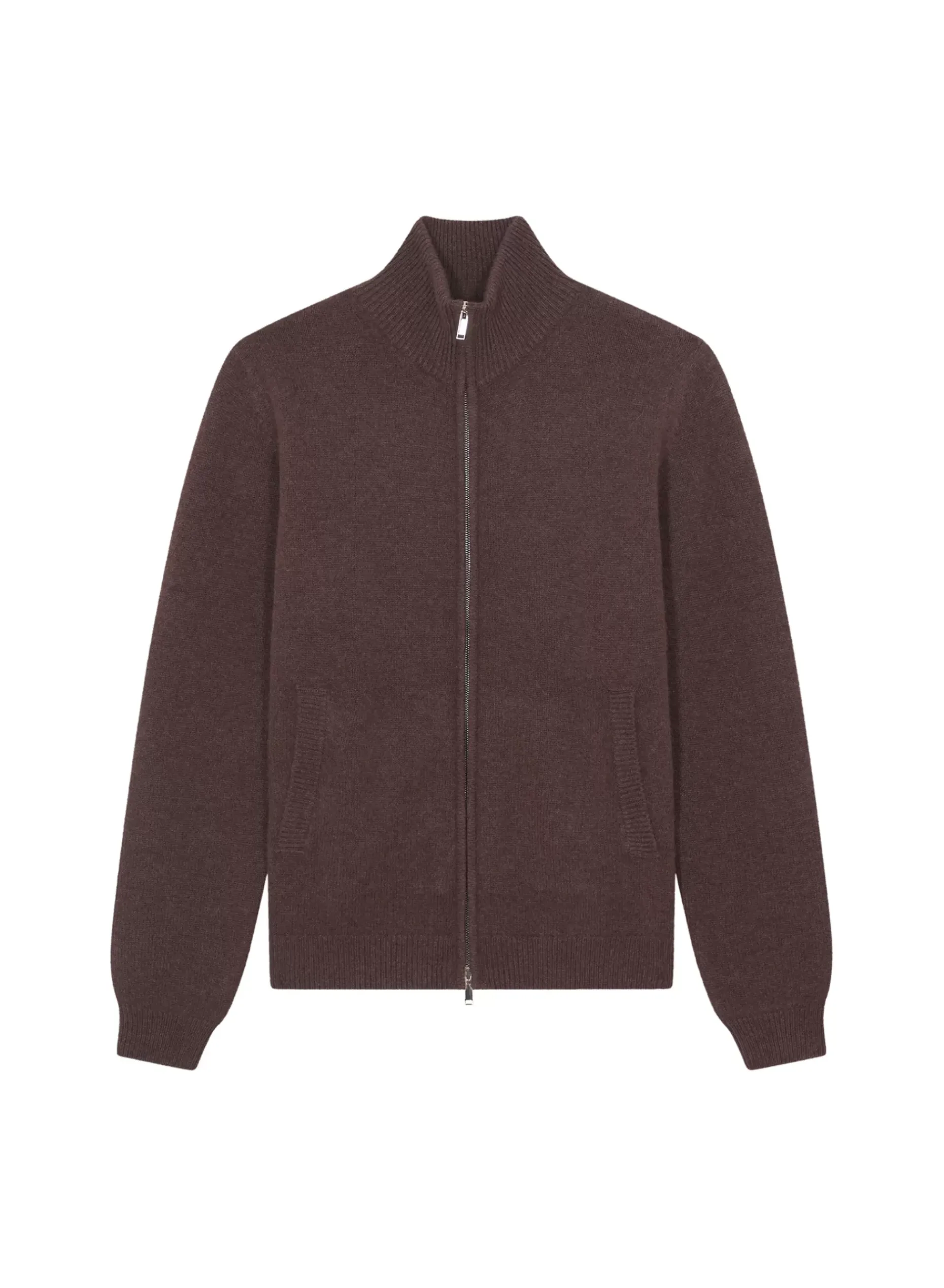 Maison Montagut Vestes Et Gilets>Veste Zippee A Poches En Cachemire 4 Fils - Balthazar