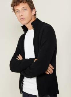 Maison Montagut Vestes Et Gilets>Veste Zippee A Poches En Cachemire 4 Fils - Balthazar