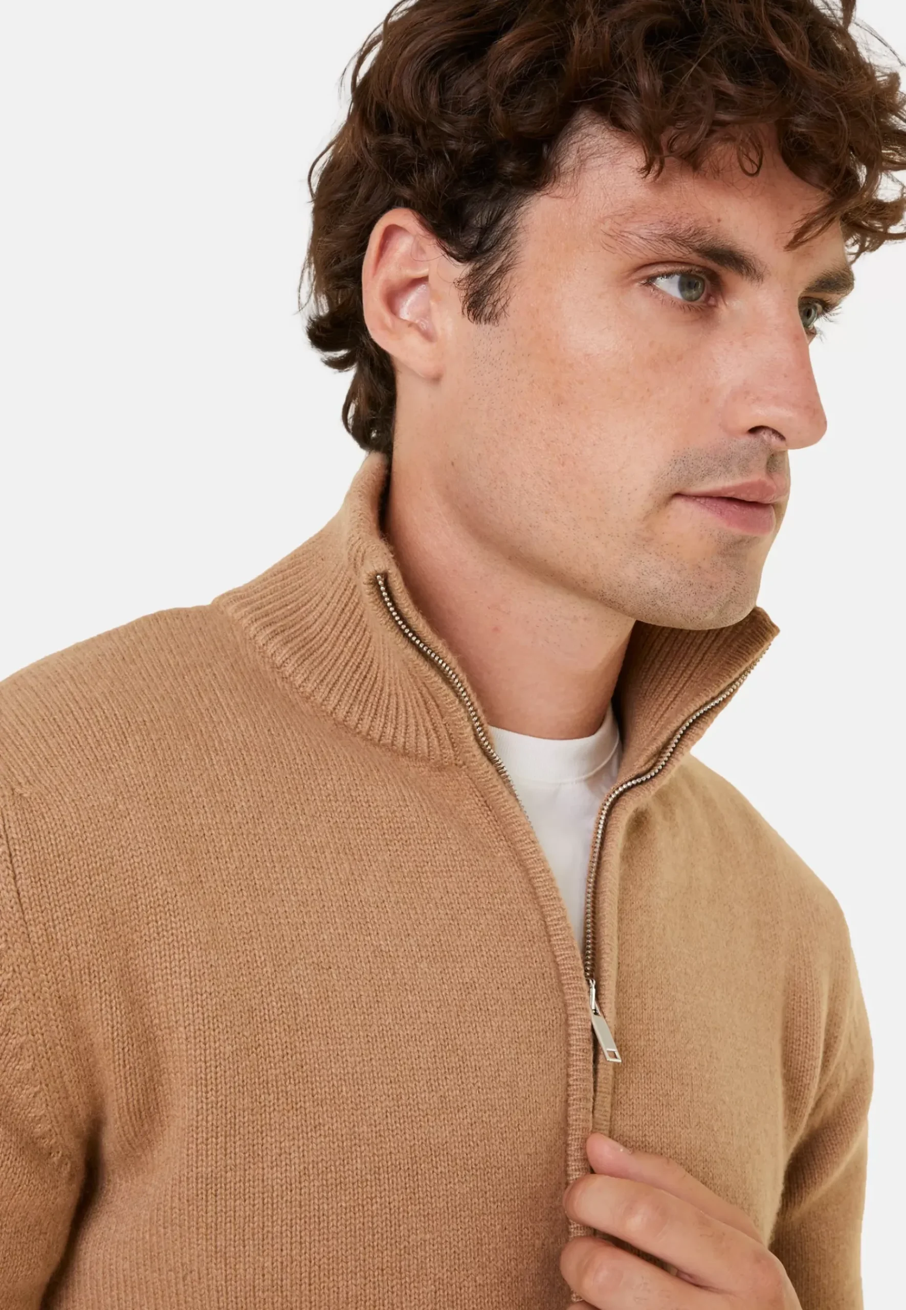 Maison Montagut Vestes Et Gilets>Veste Zippee A Poches En Cachemire 4 Fils - Balthazar