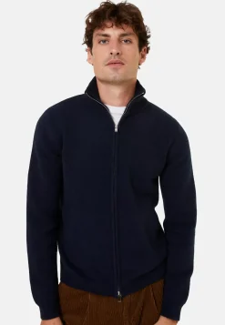 Maison Montagut Vestes Et Gilets>Veste Zippee A Poches En Cachemire 4 Fils - Balthazar