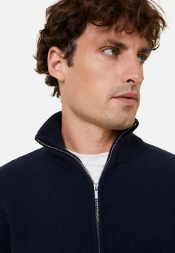 Maison Montagut Vestes Et Gilets>Veste Zippee A Poches En Cachemire 4 Fils - Balthazar