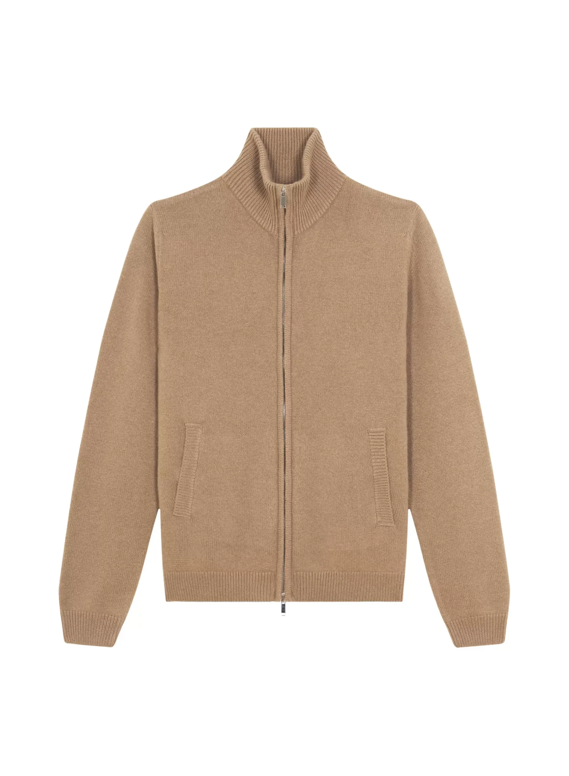 Maison Montagut Vestes Et Gilets>Veste Zippee A Poches En Cachemire 4 Fils - Balthazar