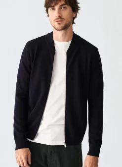 Maison Montagut Vestes Et Gilets>Veste Zippee A Poches En Laine Merinos - Archibald