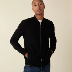 Maison Montagut Vestes Et Gilets>Veste Zippee A Poches En Laine Merinos - Archibald
