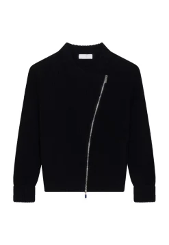 Maison Montagut Vestes Et Gilets>Veste Zippee Col Rond En Laine Et Cachemire - Gwenn