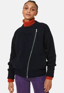 Maison Montagut Vestes Et Gilets>Veste Zippee Col Rond En Laine Et Cachemire - Gwenn
