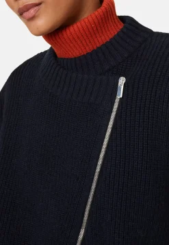 Maison Montagut Vestes Et Gilets>Veste Zippee Col Rond En Laine Et Cachemire - Gwenn