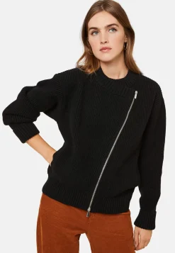 Maison Montagut Vestes Et Gilets>Veste Zippee Col Rond En Laine Et Cachemire - Gwenn