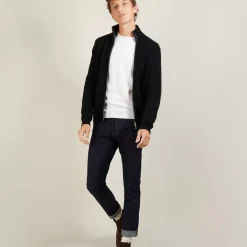 Maison Montagut Vestes Et Gilets>Veste Zippee En Cachemire 4 Fils - Balthazar