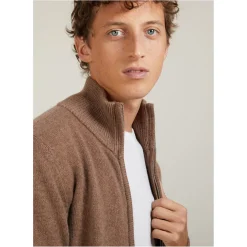 Maison Montagut Vestes Et Gilets>Veste Zippee En Cachemire 4 Fils - Balthazar