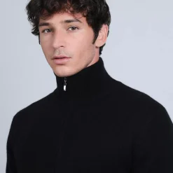 Maison Montagut Vestes Et Gilets>Veste Zippee En Cachemire 4 Fils - Balthazar