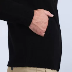 Maison Montagut Vestes Et Gilets>Veste Zippee En Cachemire 4 Fils - Balthazar