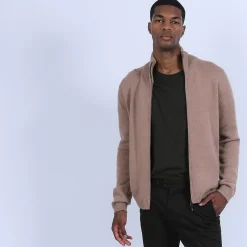 Maison Montagut Vestes Et Gilets>Veste Zippee En Cachemire 4 Fils - Balthazar