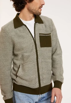 Maison Montagut Vestes Et Gilets>Veste Zippee En Laine Merinos - Dinesh