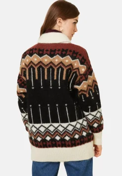 Maison Montagut Vestes Et Gilets>Veste Zippee Mi-Longue A Poches En Mohair - Goia Noir